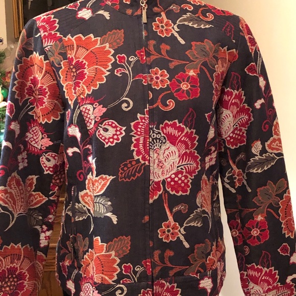 Chico’s Cotton zip up jacket - Picture 2 of 8